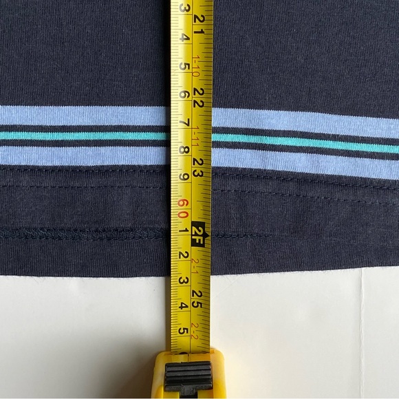 The Black Dog Shirt Size XL Boys Blue Stripes New England Youth T-Shirt Cotton - Picture 13 of 13